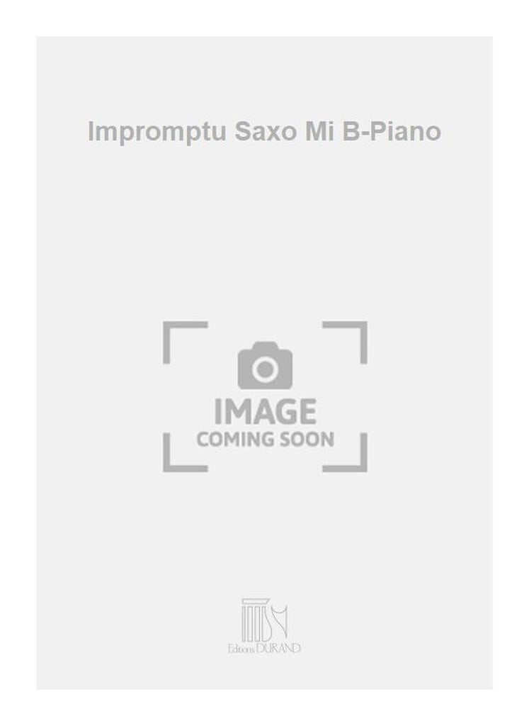 Impromptu Saxo Mi B-Piano